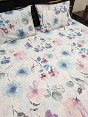 3 Pieces Pure cotton Bedsheet