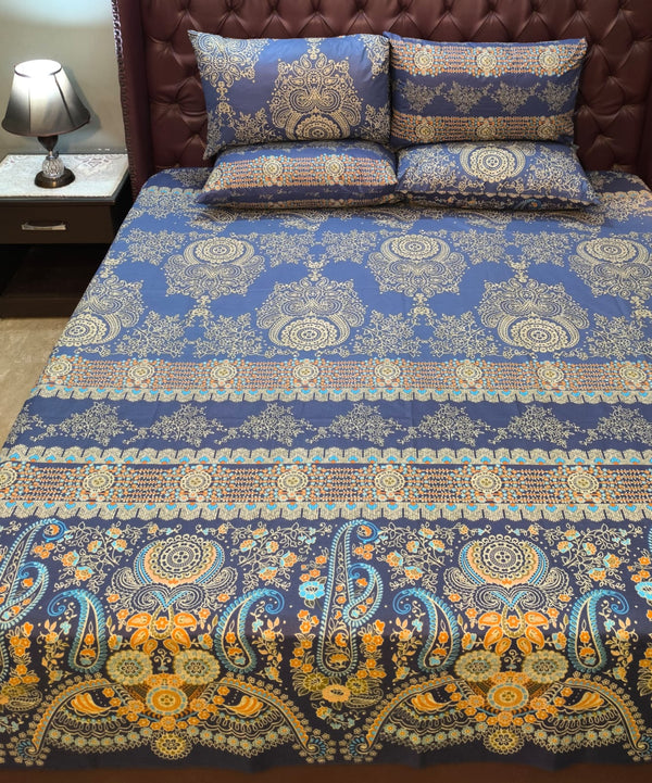 5 Pieces Pure Cotton Bedsheet