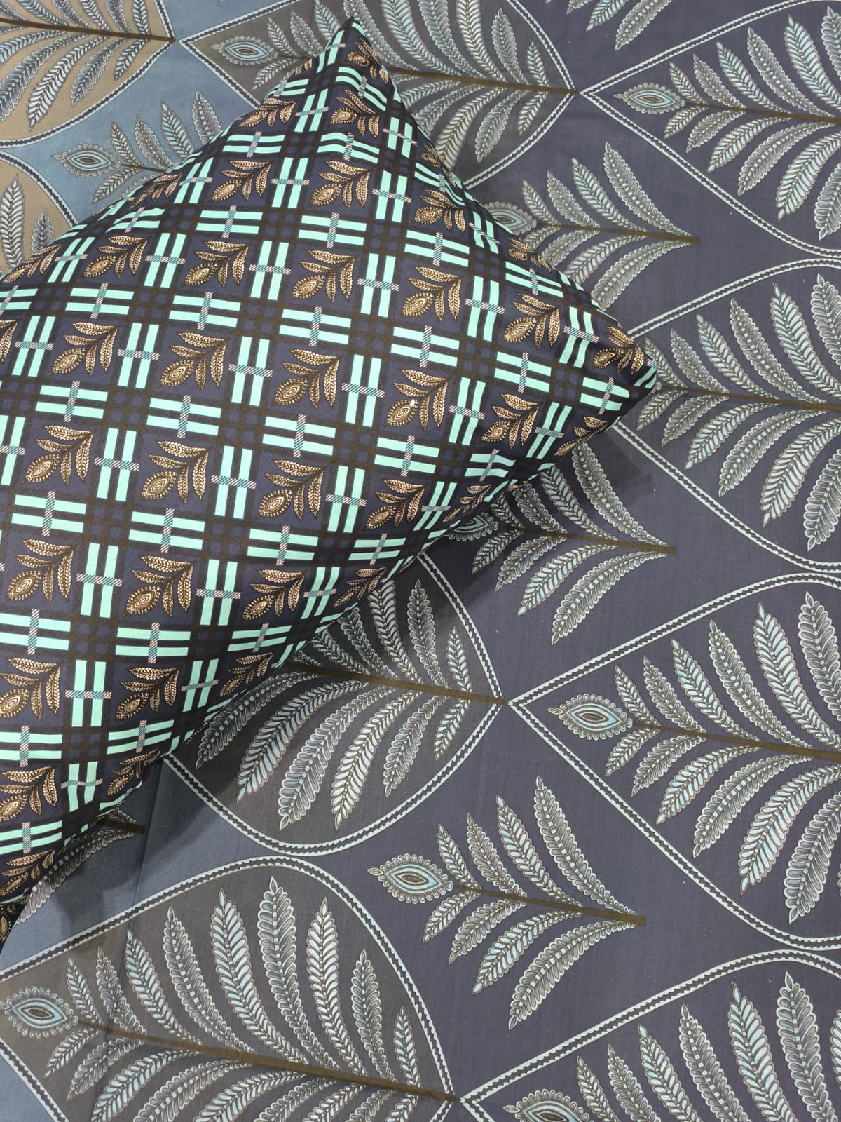 5 Pieces Pure Cotton Bedsheet