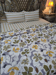 4 Pieces Pure Cotton Comforter set
