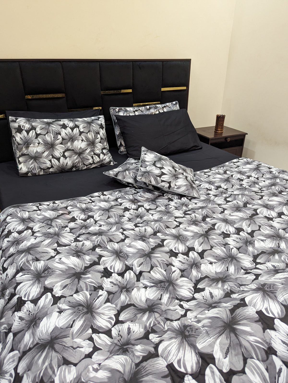8 Pieces Percale Cotton Comforter set