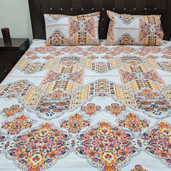 3 Pieces Pure cotton Bedsheet