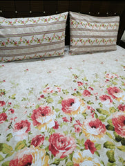 3 Pieces Pure cotton Bedsheet