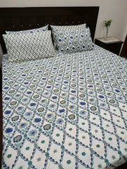 5 Pieces Pure Cotton Bedsheet