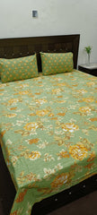 3 Pieces Pure cotton Bedsheet