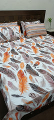 5 Pieces Pure Cotton Bedsheet