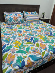 5 Pieces Pure Cotton Bedsheet