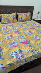 3 Pieces Silk Satin Bedsheet