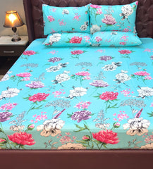 5 Pieces Pure Cotton Bedsheet