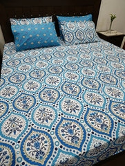 5 Pieces Pure Cotton Bedsheet