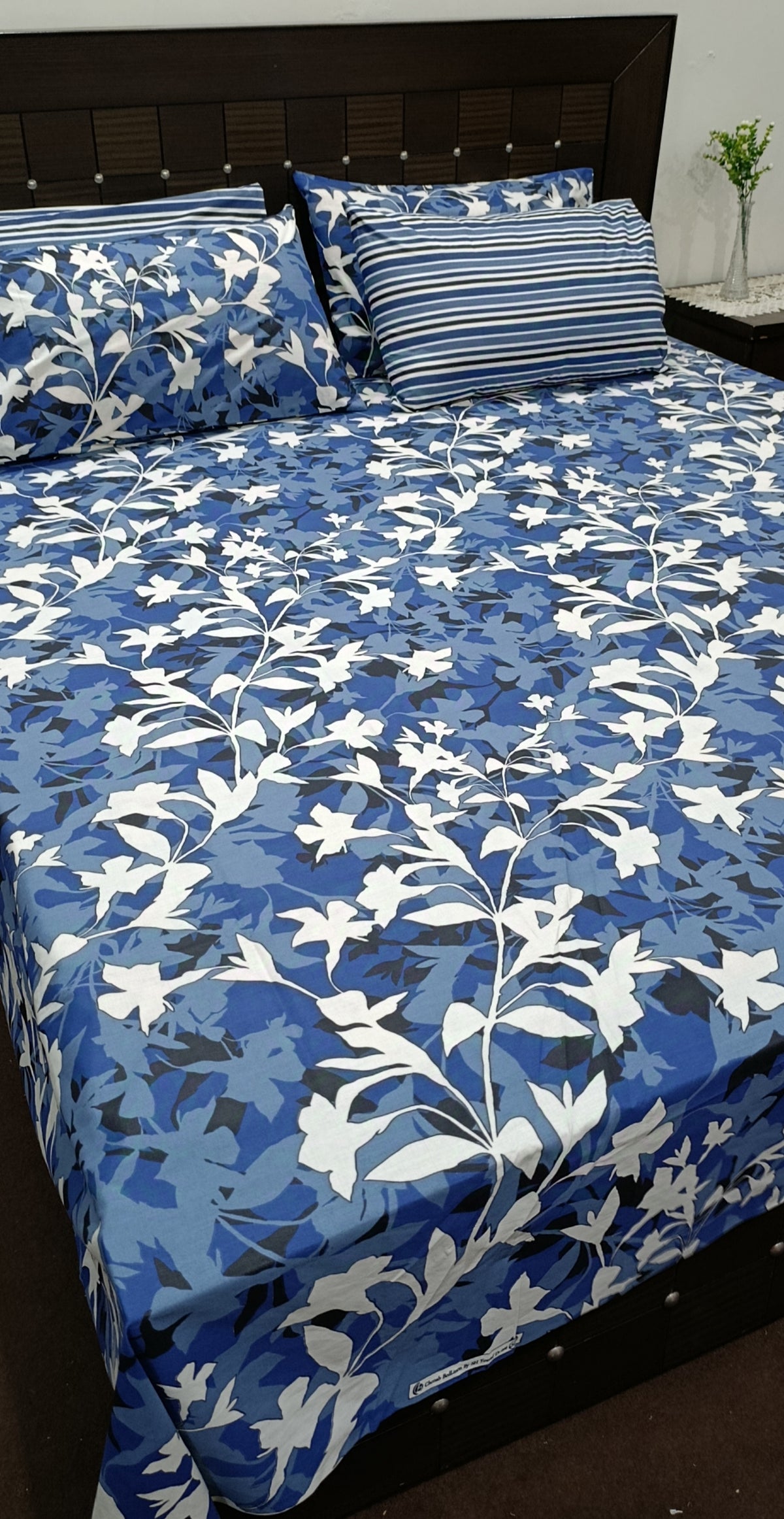 5 Pieces Pure Cotton Bedsheet