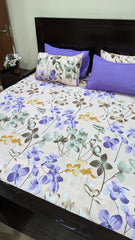 5 Pieces Pure Cotton Bedsheet
