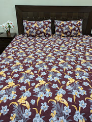 Crystal Cotton Bedsheet with 2 pillow covers