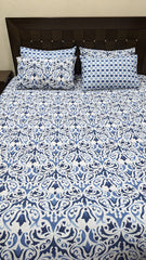 5 Pieces Pure Cotton Bedsheet