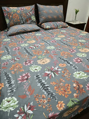 5 Pieces Pure Cotton Bedsheet