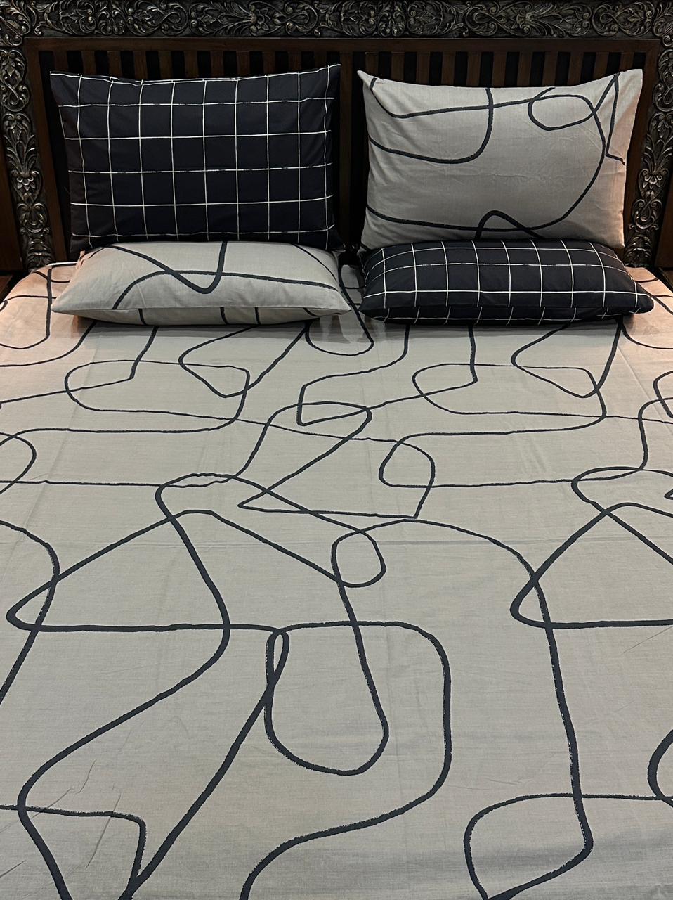 5 Pieces Export Quality Cotton Bedsheet