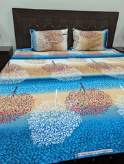 Crystal Cotton Bedsheet with 2 pillow covers