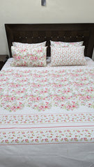 5 Pieces Pure Cotton Bedsheet