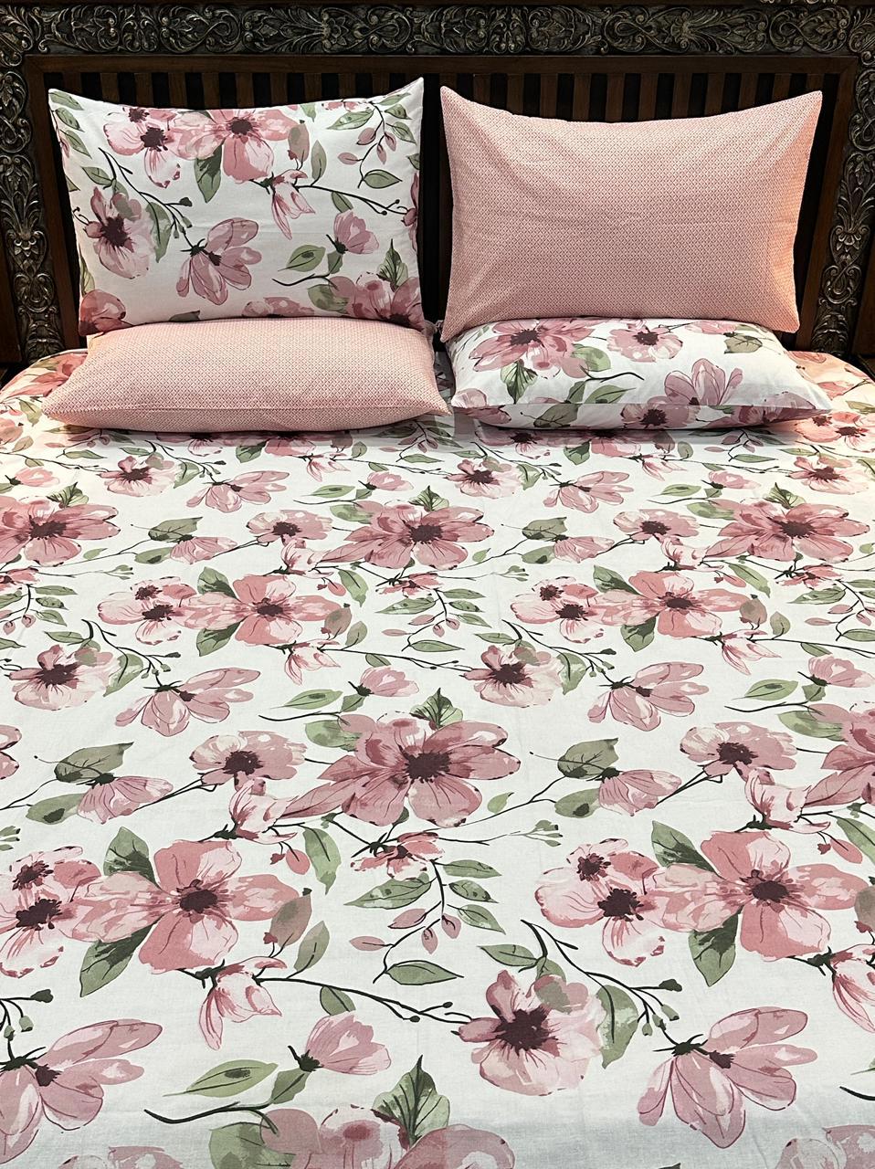 5 Pieces Export Quality Cotton Bedsheet