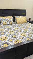 5 Pieces Pure Cotton Bedsheet