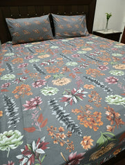 5 Pieces Pure Cotton Bedsheet