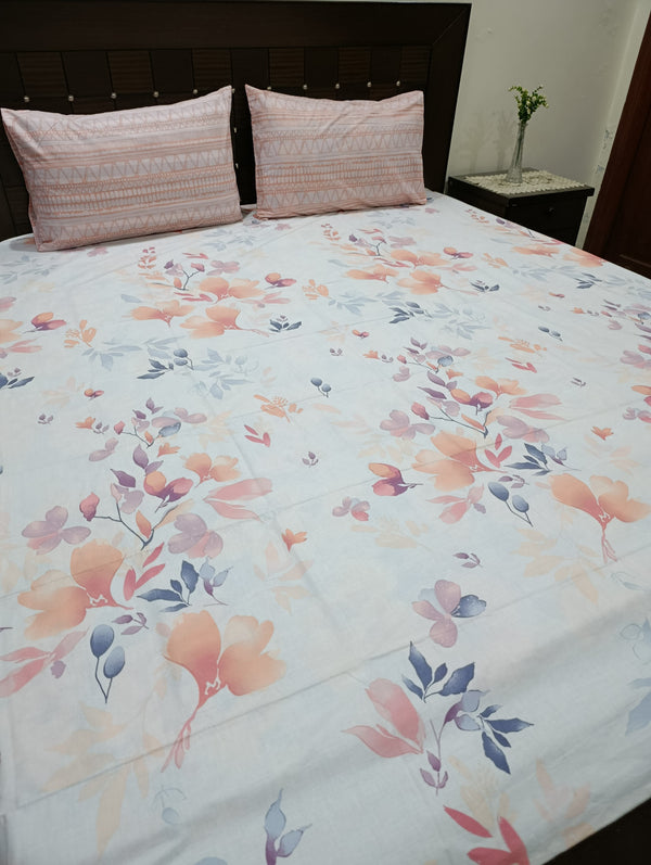 3 Pieces Export Quality Cotton Bedsheet