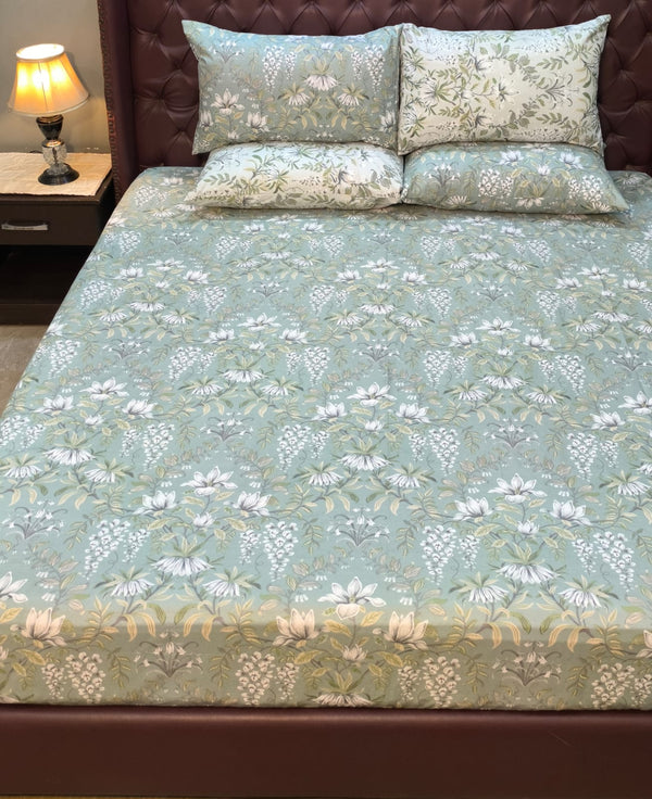 5 Pieces Pure Cotton Bedsheet