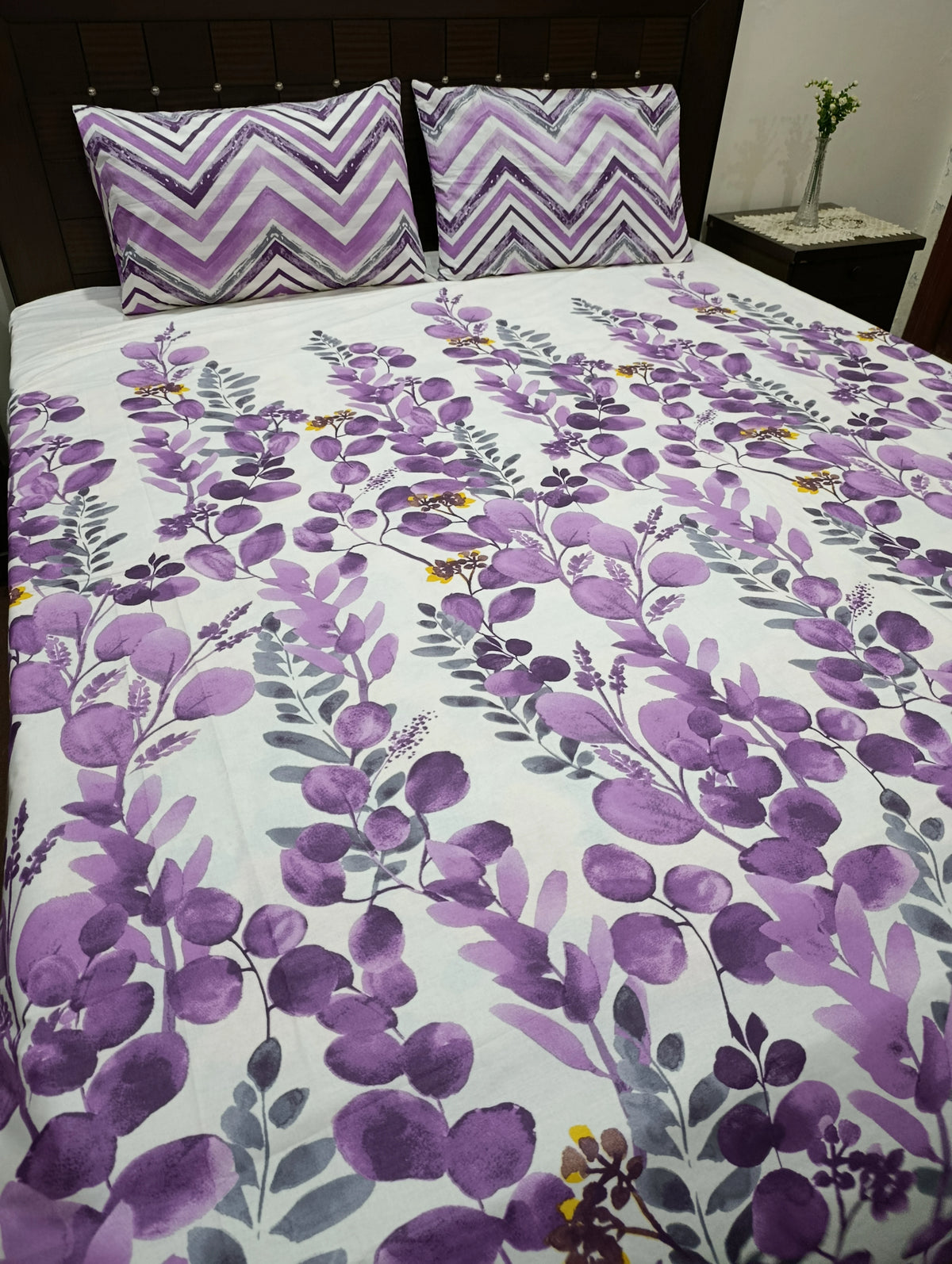 5 Pieces Pure Cotton Bedsheet