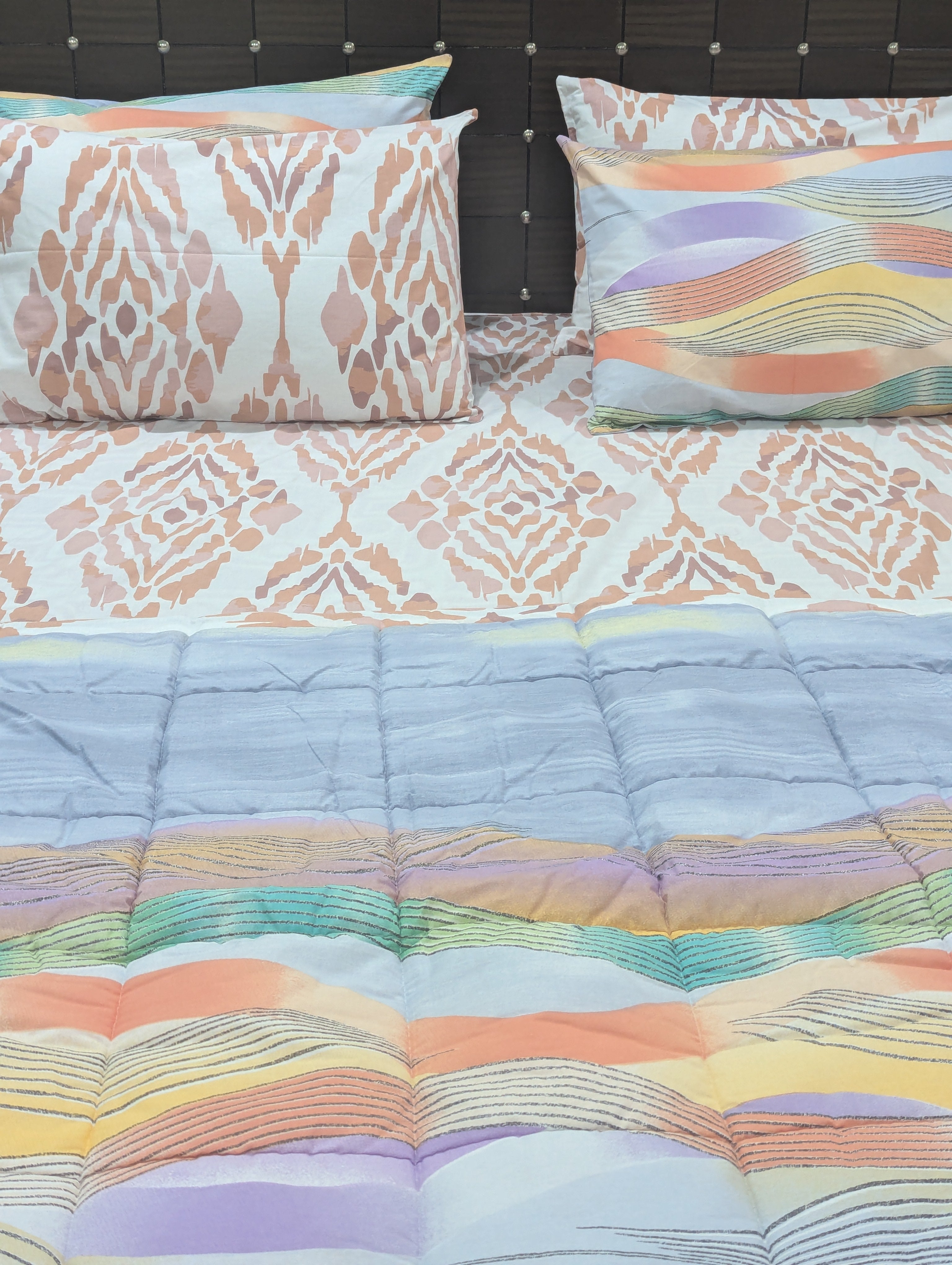 6 Pieces Export Quality Cotton Comforter set