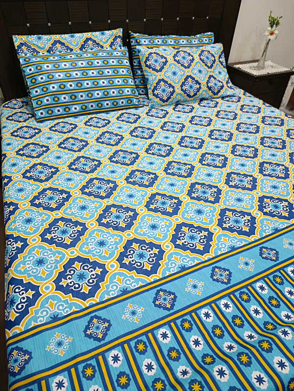 5 Pieces Pure Cotton Bedsheet