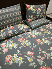 5 Pieces Pure Cotton Bedsheet