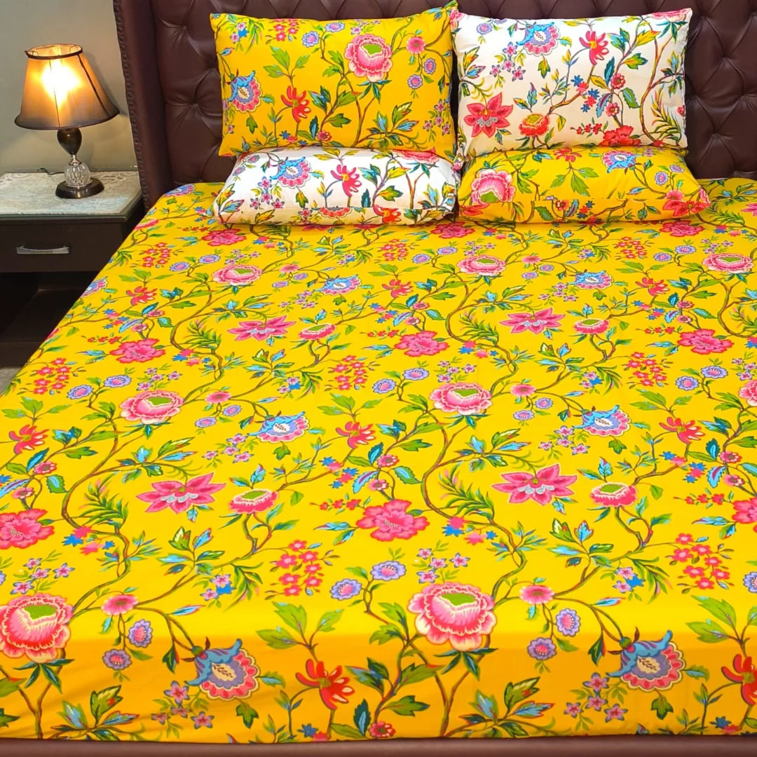 5 Pieces Export Quality Cotton Bedsheet