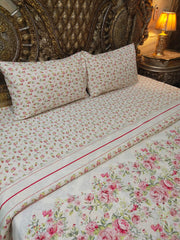4 Pieces Pure Cotton Comforter set
