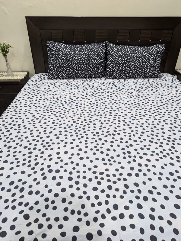 3 Pieces Export Quality cotton Bedsheet