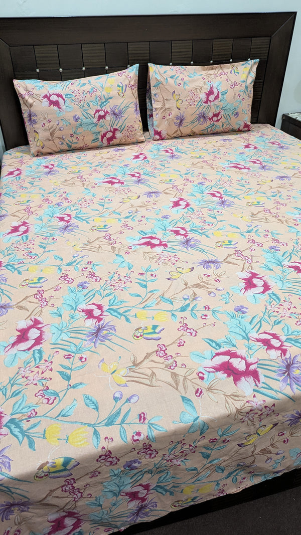 3 Pieces Export Quality Cotton Bedsheet