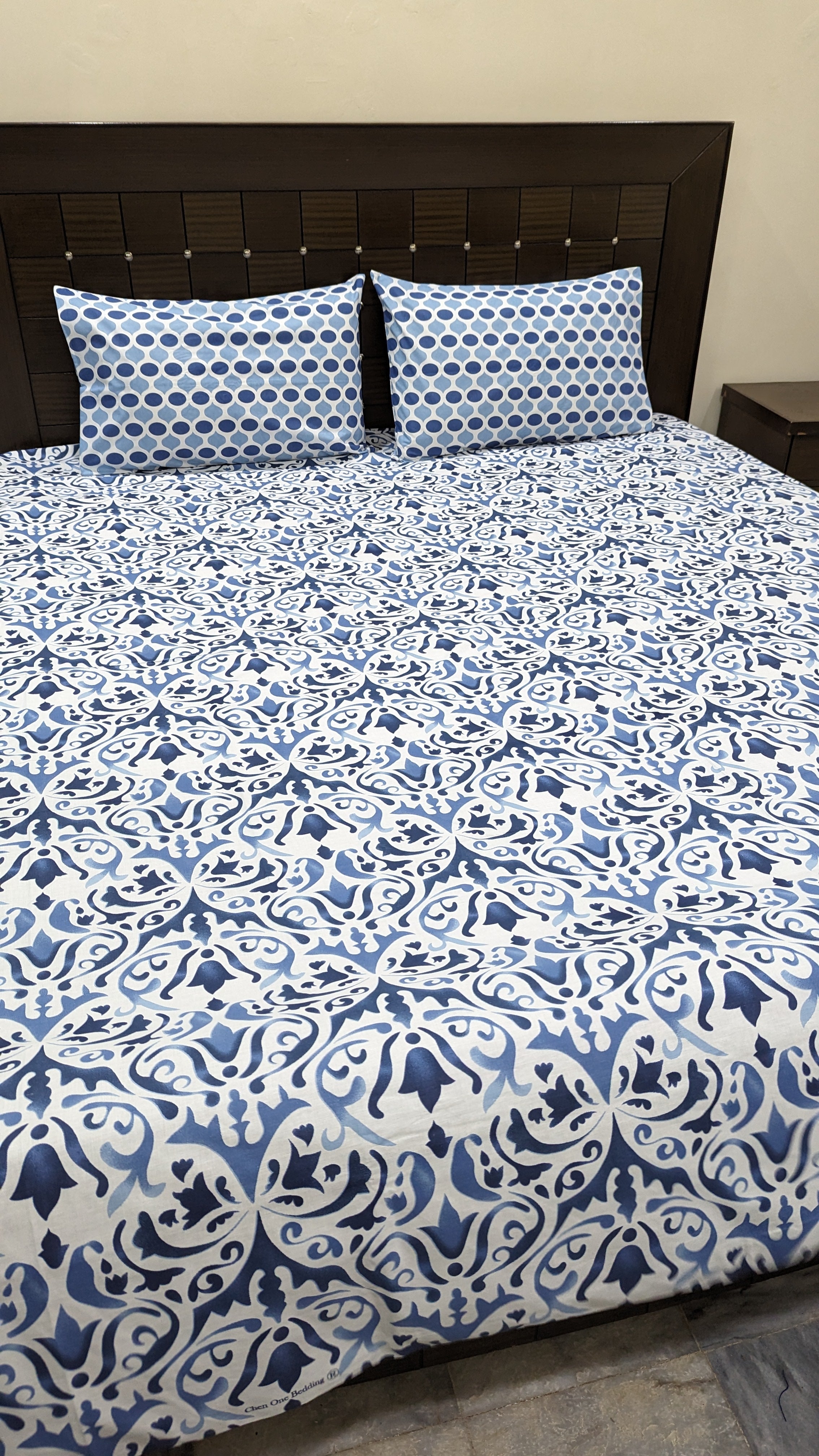 5 Pieces Pure Cotton Bedsheet