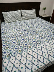 5 Pieces Pure Cotton Bedsheet