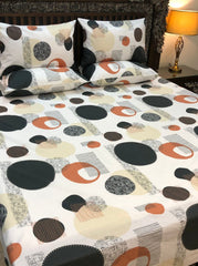 5 Pieces Pure Cotton Bedsheet